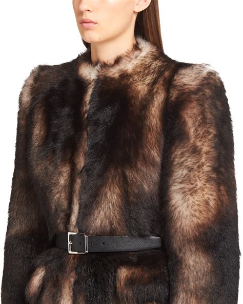 Prada Shearling Fur Coat 